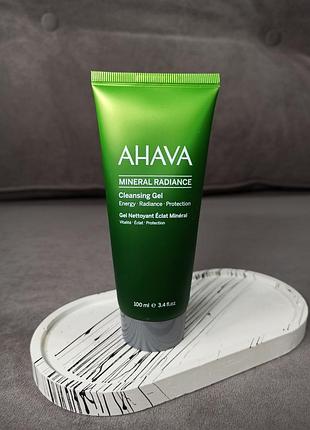 Мінеральний гель для очищення обличчя ahava mineral radiance cleansing gel, 100 ml