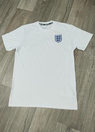 Мужская белая футболка / england / мужская одежда / поло