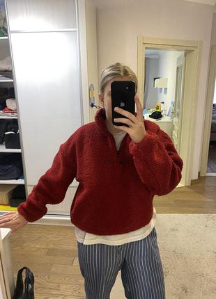 Bershka кофта тедди teddy