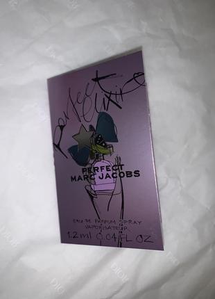 Новий пробник парфумів perfect marc jacobs 1.2 ml оригінал