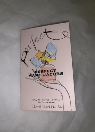 Новий пробник парфумів perfect marc jacobs оригінал 1.2 мл