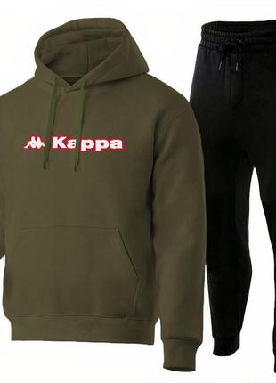 Спортивный костюм на флисе ❄️худи и штаны kappa
