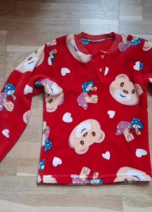 Тепла піжамка, домашний костюм на 6-8лет.