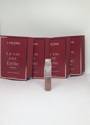 Оригинальный пробник парфюмированная вода lancome la vie eat belle l’elixir