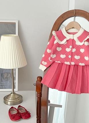 Теплий костюм на дівчинку