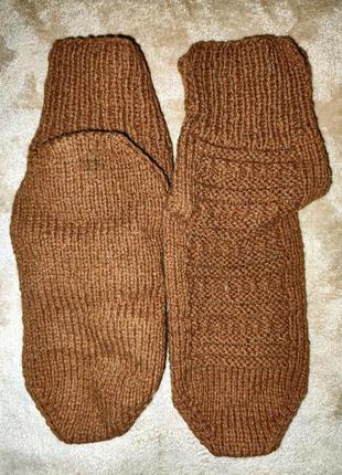 Шкарпетки теплі шерстяні в'язані