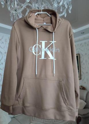 Шикарная кофта-худи известного мирового бренда calvin klein