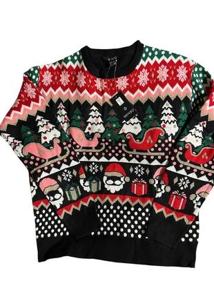 Свитер з новорічним принтом жіночий esmara р.м