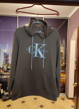 Шикарная кофта-худи известного мирового бренда calvin klein