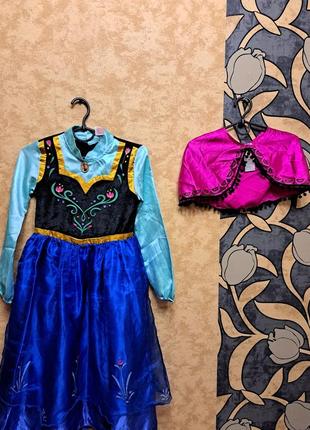 Платье холодное сердце анна 7-8лет