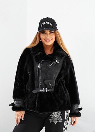 Жіноча зимова шуба дублянка жіноча базова універсальна шубка дублянка