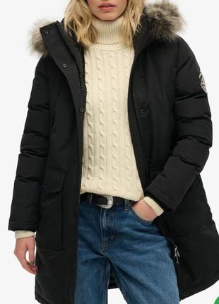 Парка аляска everest  зимова термо superdry куртка на морози пуховик
