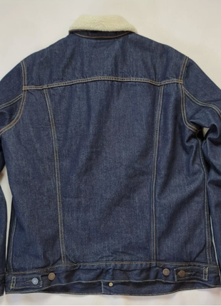 Куртка джинсовая утеплённая levis. 2