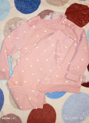 Спортивний костюм для дівчинки утеплений