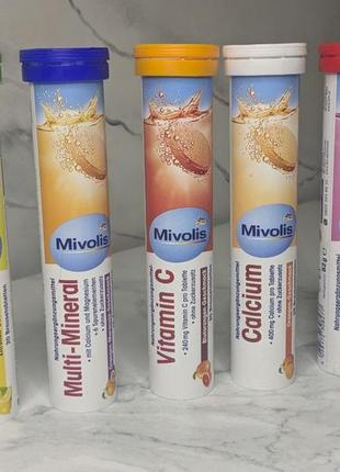Якісні вітаміни шипучки з німеччини dm mivolis das gesunde plus 20 штук