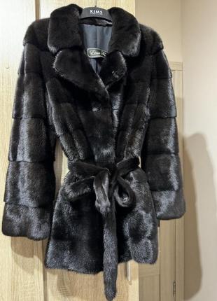 Невероятно красивая норковая шуба из аукционного меха kopenhagen fur