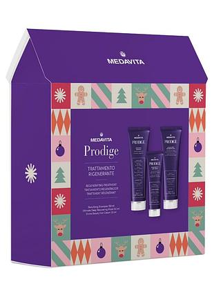 Набор для глубокой реконструкции поврежденных волос / medavita prodige sta kit