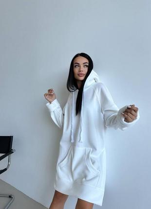 Подовжене худі-сукня 6