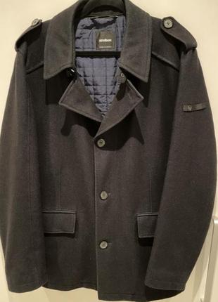 Зимнее мужское полу пальто strellson, l-xl
