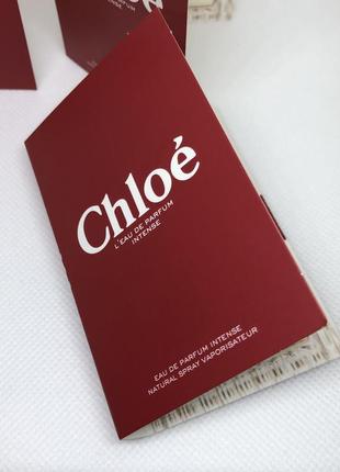Оригинальный пробник парфюмированная вода chloe leau de parfum intense