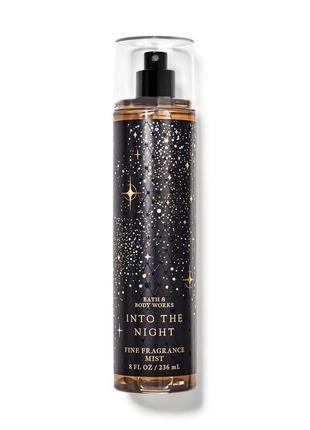 Парфюмированный спрей для тела bath and body works - into the night