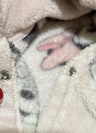 Халат теплий на дівчинку4 фото