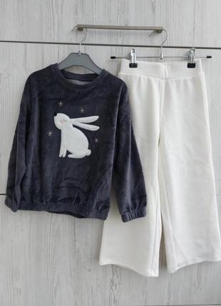 Брендовый теплый костюм кофта и штаны