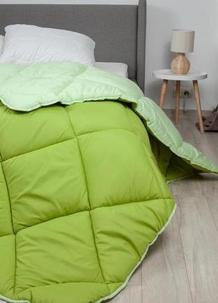 Одеяло теп «alaska» microfiber 150х205 оливковое комбинированное