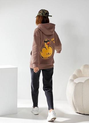 Теплый худи