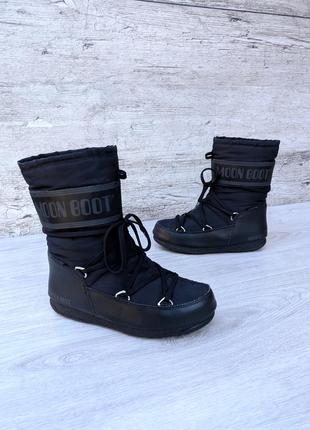 Moon boot mid nylon зимние сапоги снегоходы bogner moncler ugg sorel ботинки зимние ботинки сапоги термоботинки