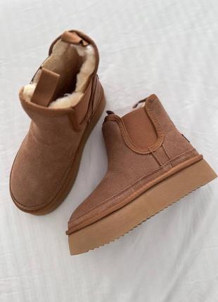 Угги угги угги ugg neumal platform chelsea&raquo; tan