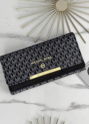 Женский кошелек michael kors большой двойной🖤