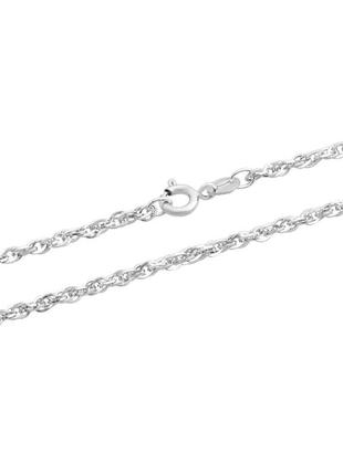 Серебряная цепочка без камней (450мм размер) 2153177