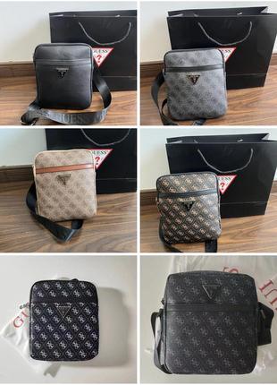 Мужская сумка guess борсетка, мессенджер