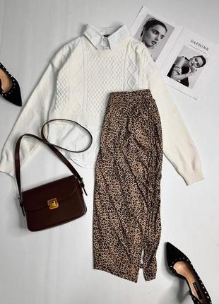 Чудова спідничка в анімал принт