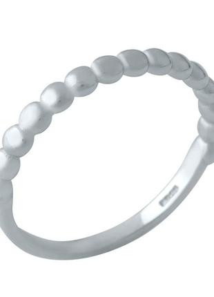 Серебряное кольцо без камней (17см размер) 2002130