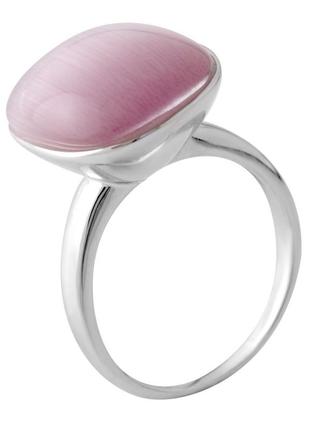 Срібне кільце з котячим оком (17/18.5 см розміри) 2015659