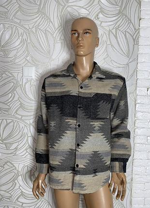 Куртка рубашка верхняя рубашка принт в этностиле, l