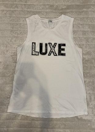 Майка luxe от river island в размере m-l