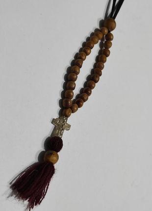 Оберег, четки деревянные