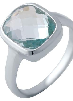 Серебряное кольцо с натуральным топазом 5.755ct (17.5/18/18.5/19 см размеры) 2042600