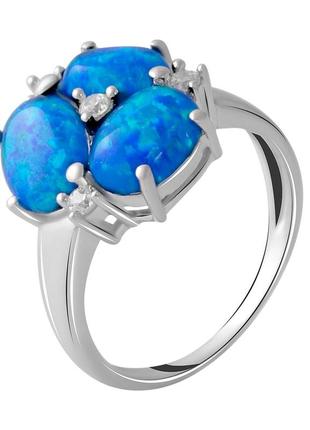 Серебряное кольцо с опалом 1.672ct (18см размер) 2050766