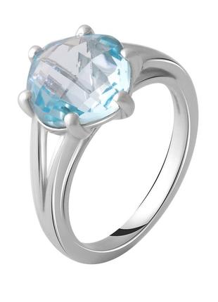 Серебряное кольцо с натуральным топазом 4.46ct (17.5см размер) 2049302