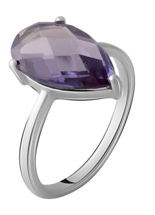 Срібне кільце з александритом 5.94ct (18 см розмір) 2050179