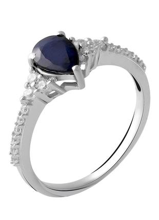 Срібне кільце з натуральним сапфіром 1.779ct (17 см розмір) 2051923