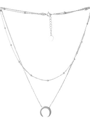 Срібне кольє без каменів (450-500 мм розмір) 2052937