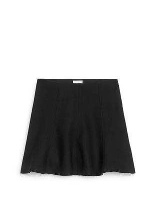 Юбка мини из смеси шерсти arket 1246535 - 001