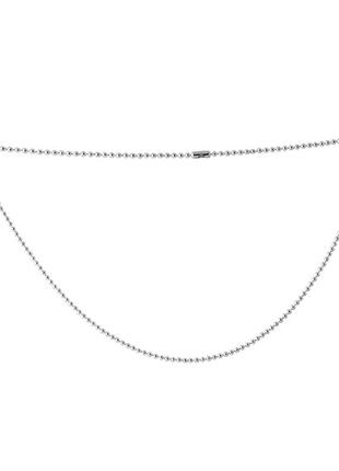 Серебряное колье без камней (350мм размер) 2066811