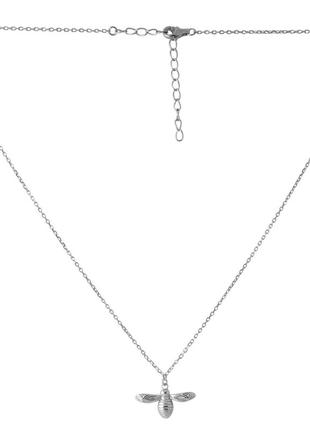 Серебряное колье без камней (500мм размер) 2067610