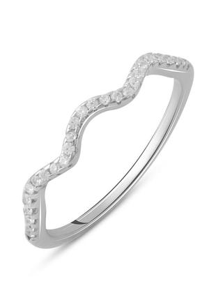 Серебряное кольцо с фианитами (16.5/17.5 см размеры) 2081715